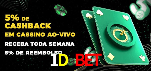 Promoções do cassino ao Vivo 1D Bet